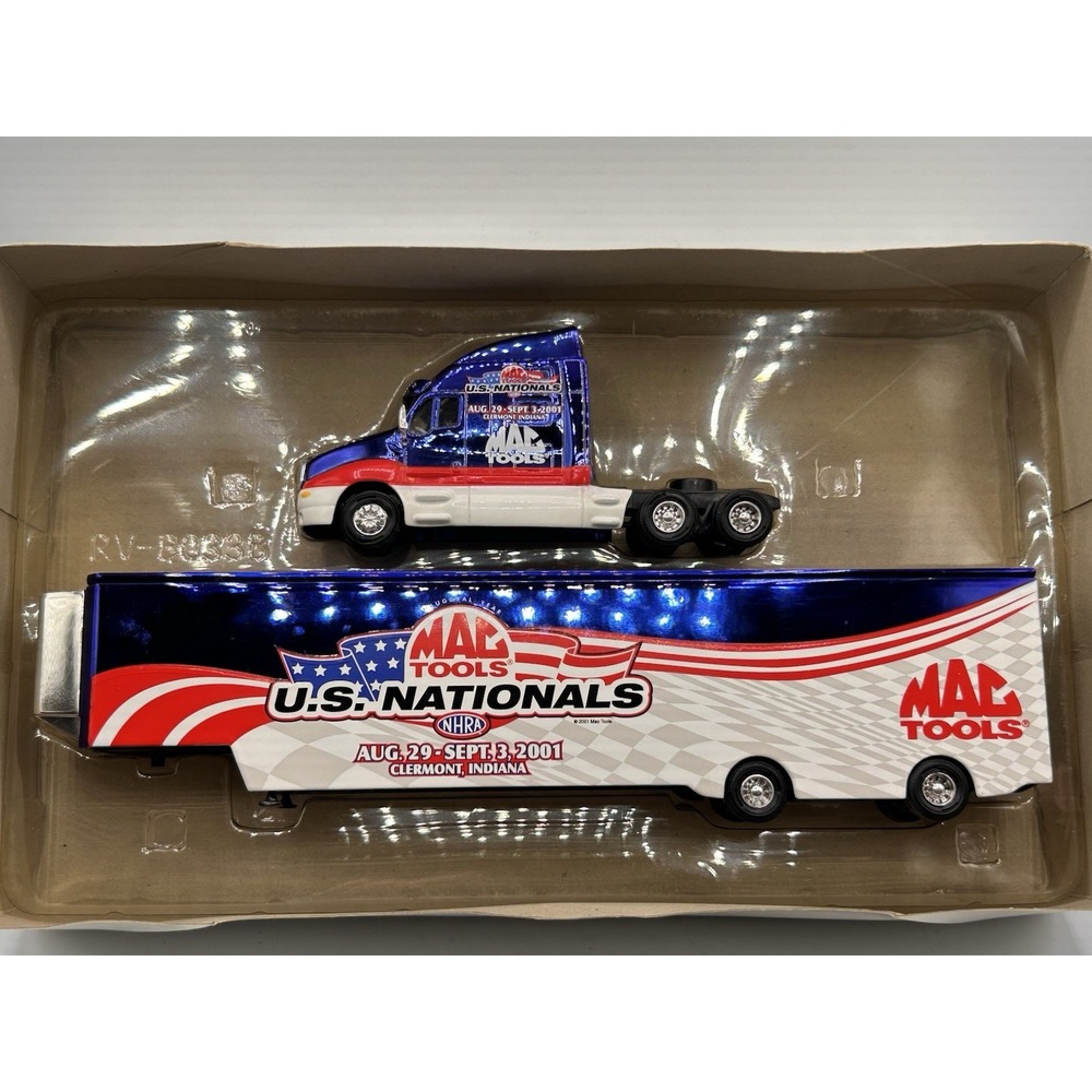2001 MAC Tools NHRA US Nationals 1:64 Hauler Truck Limited Edition